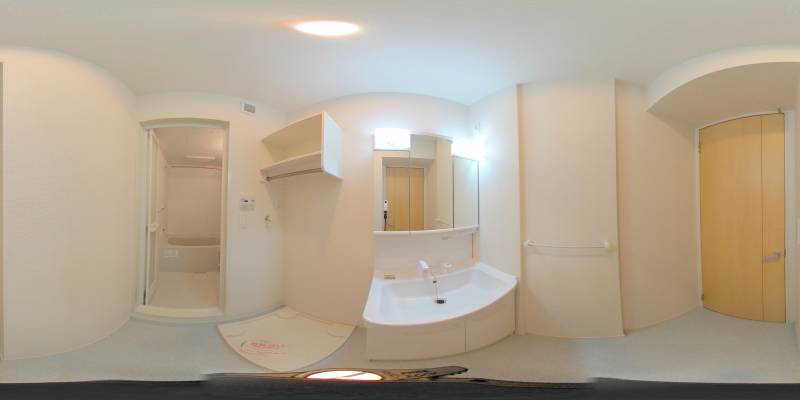 パノラマ画像洗面所