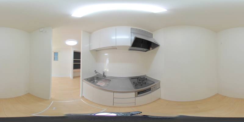 パノラマ画像キッチン