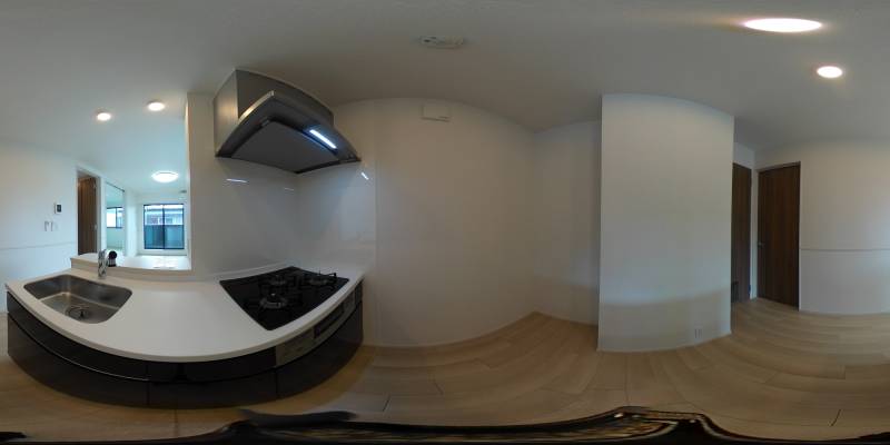 パノラマ画像キッチン
