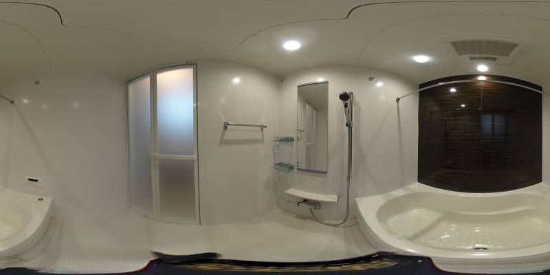 パノラマ画像バスルーム