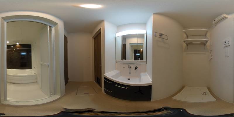 パノラマ画像洗面所