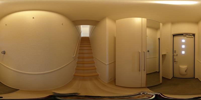 パノラマ画像玄関