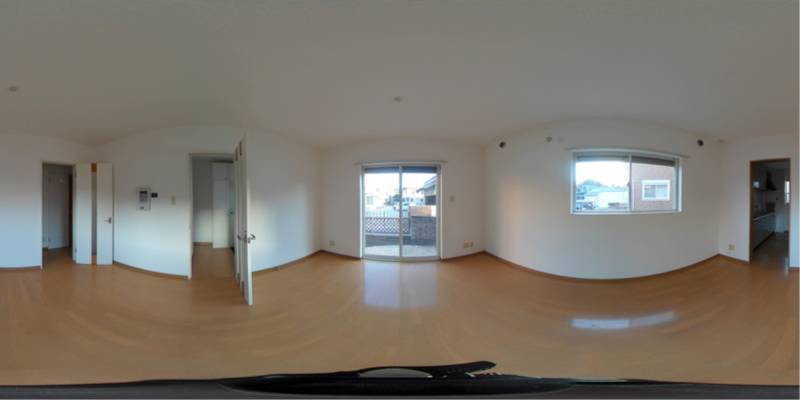 パノラマ画像リビング