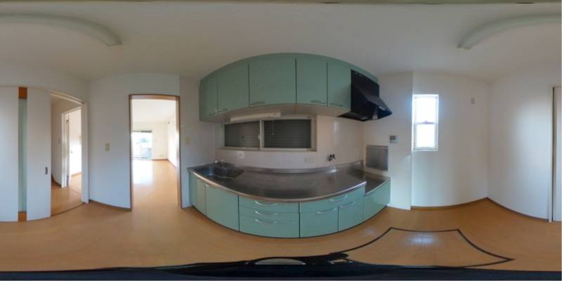 パノラマ画像キッチン