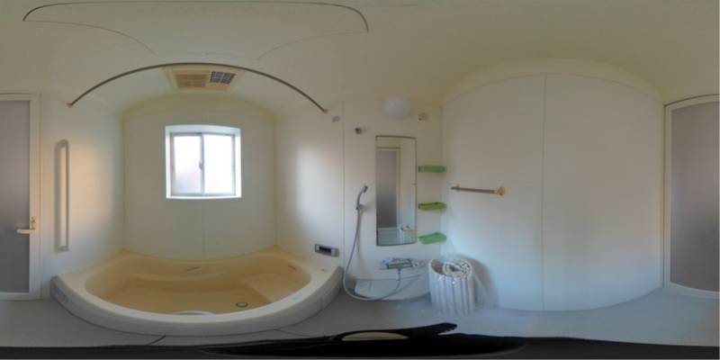 パノラマ画像バスルーム