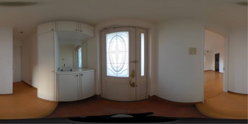 パノラマ画像玄関