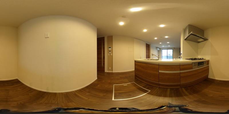 パノラマ画像キッチン