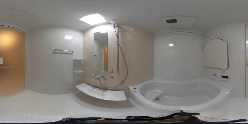 パノラマ画像バスルーム