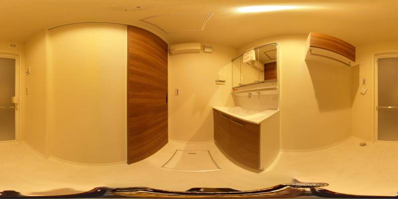 パノラマ画像洗面所