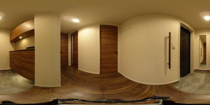 パノラマ画像玄関