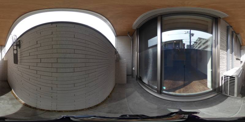 パノラマ画像バルコニー