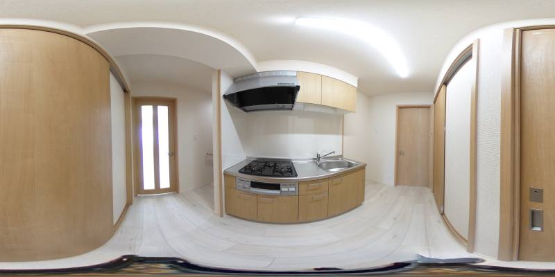 パノラマ画像キッチン