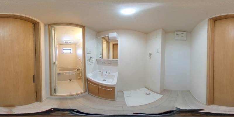 パノラマ画像洗面所