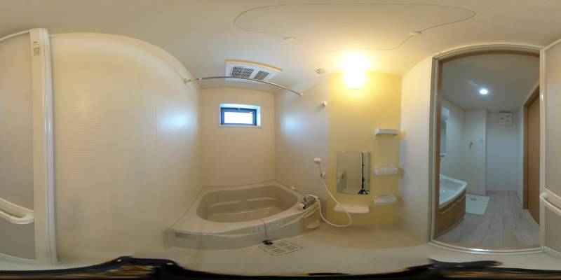 パノラマ画像バスルーム