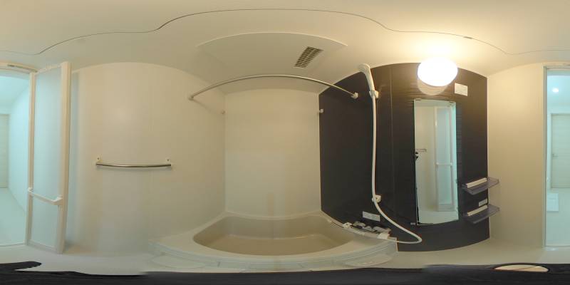 パノラマ画像バスルーム