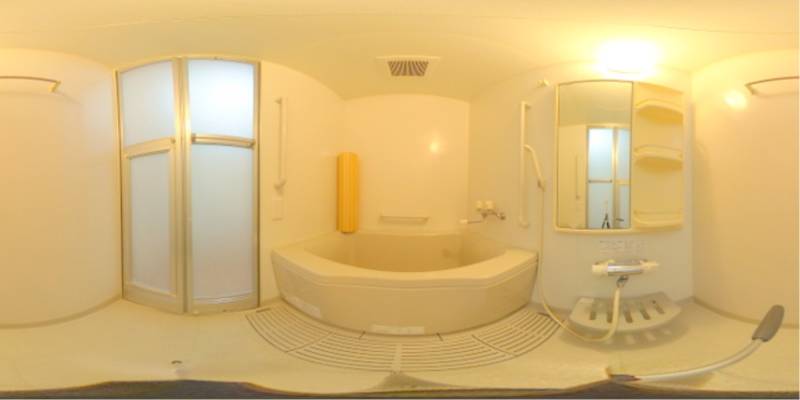 パノラマ画像バスルーム