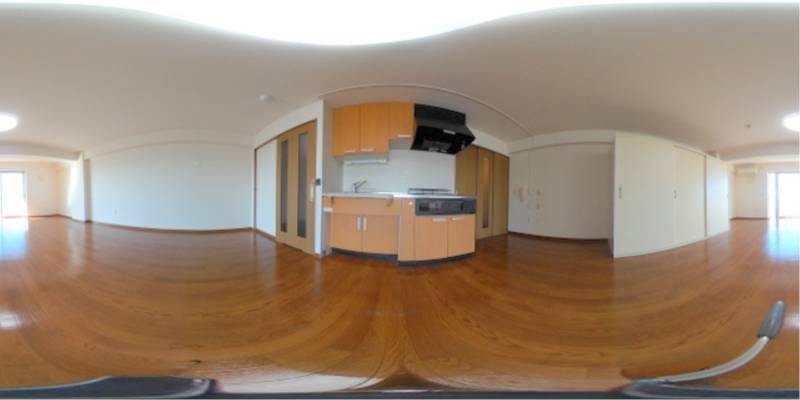 パノラマ画像キッチン