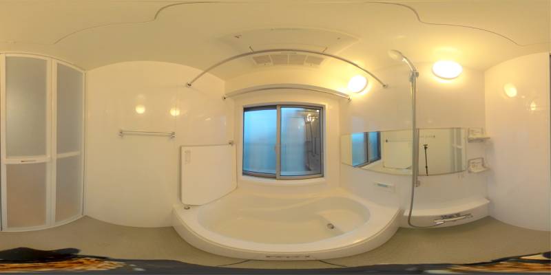 パノラマ画像バスルーム