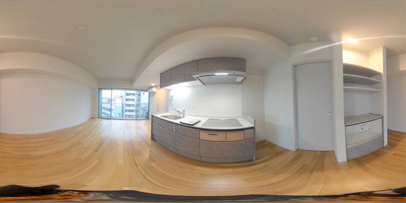 パノラマ画像キッチン