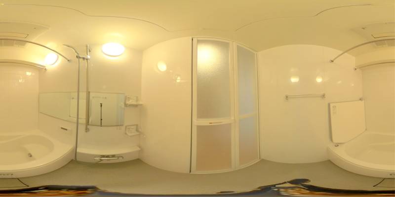 パノラマ画像バスルーム