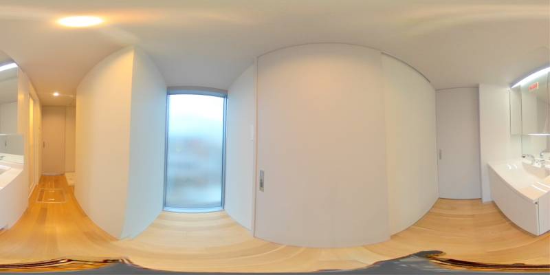 パノラマ画像洗面所