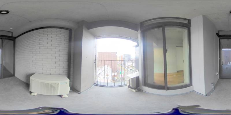 パノラマ画像バルコニー