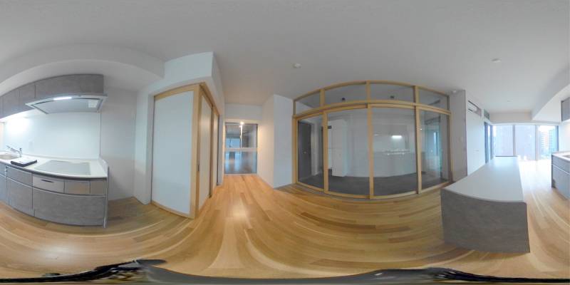 パノラマ画像キッチン