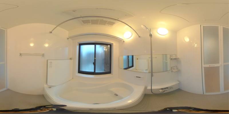 パノラマ画像バスルーム