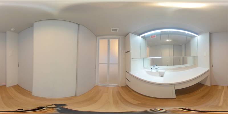 パノラマ画像洗面所