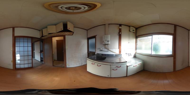 パノラマ画像キッチン
