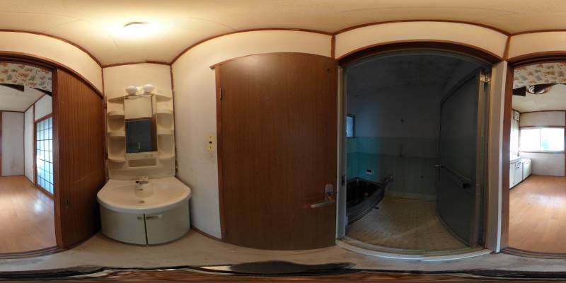 パノラマ画像洗面所