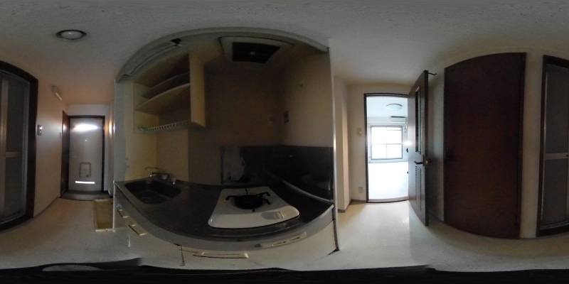 パノラマ画像キッチン