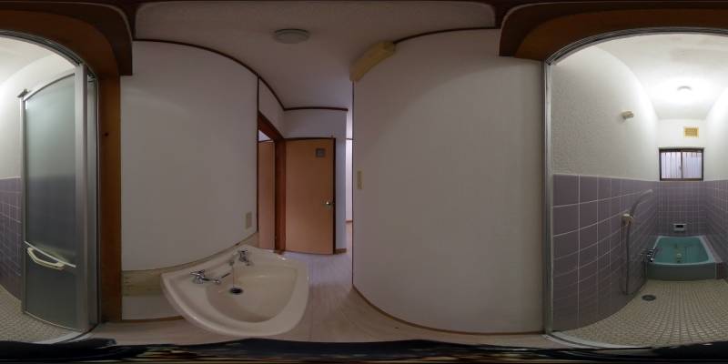 パノラマ画像バスルーム