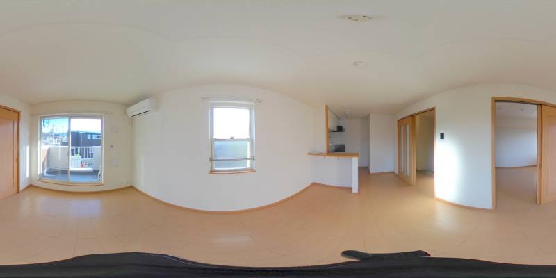 パノラマ画像リビング