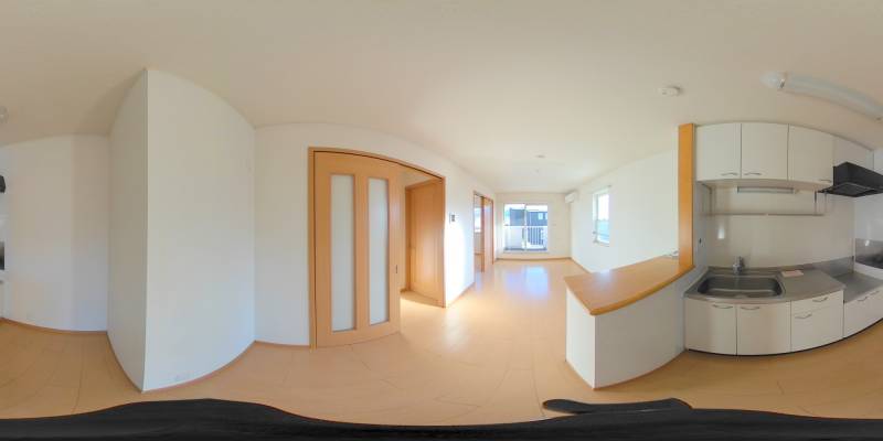 パノラマ画像キッチン