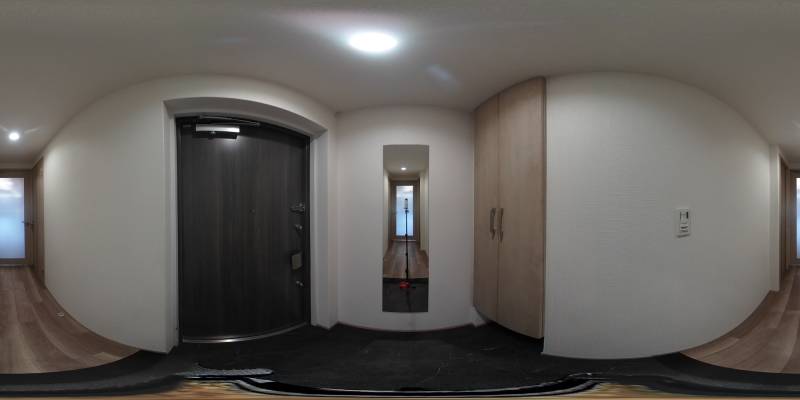 パノラマ画像玄関