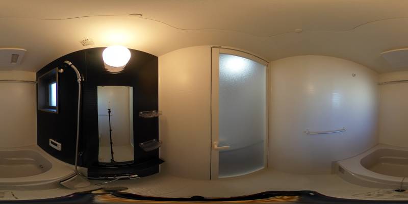 パノラマ画像バスルーム