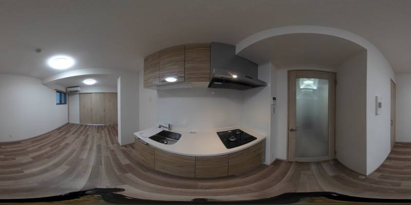 パノラマ画像キッチン