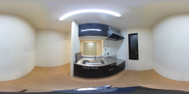 パノラマ画像キッチン