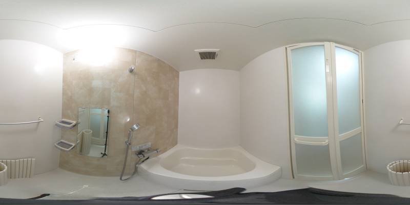 パノラマ画像バスルーム