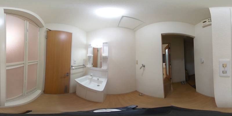 パノラマ画像洗面所