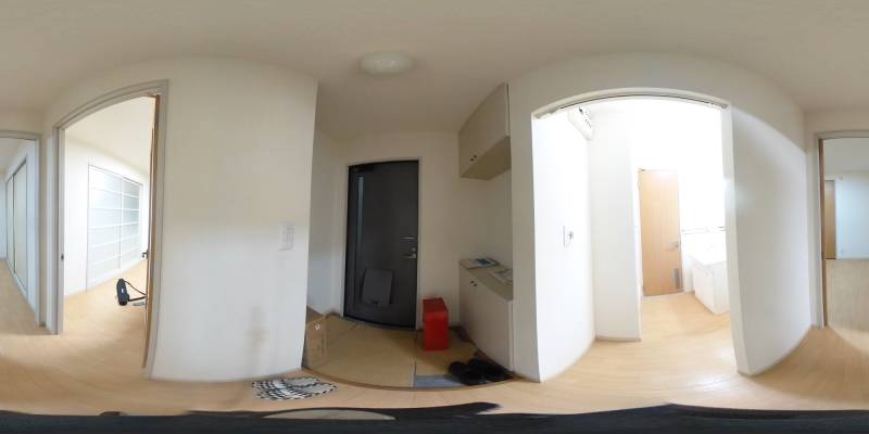 パノラマ画像玄関