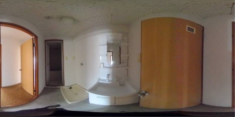 パノラマ画像洗面所