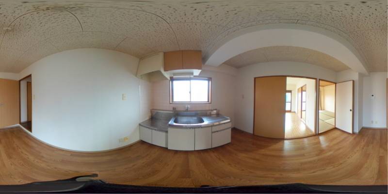 パノラマ画像キッチン