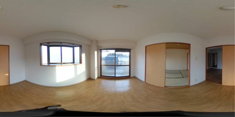 パノラマ画像洋室