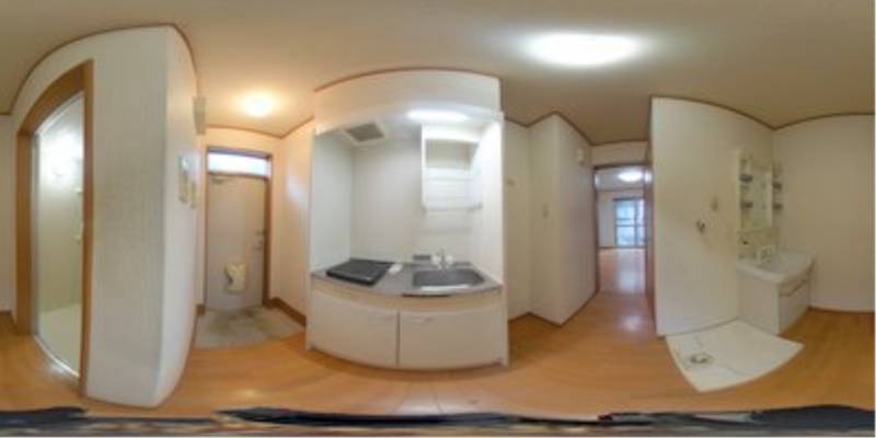 パノラマ画像キッチン