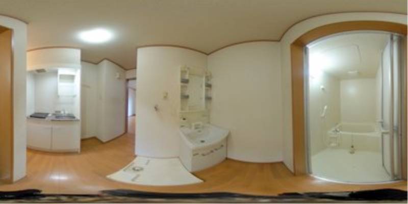 パノラマ画像洗面所