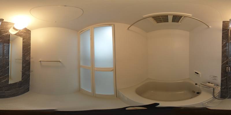 パノラマ画像バスルーム