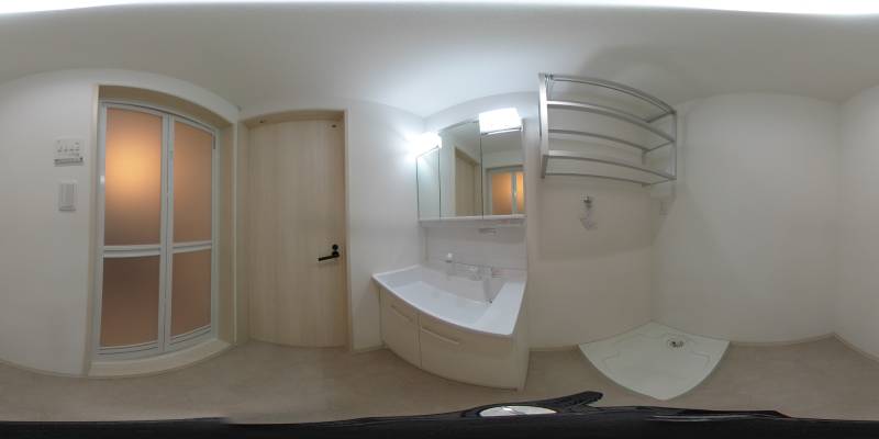 パノラマ画像洗面所