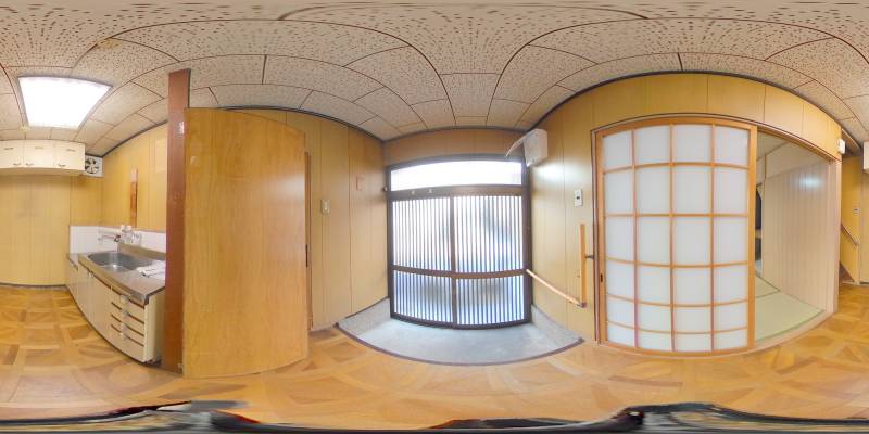 パノラマ画像玄関